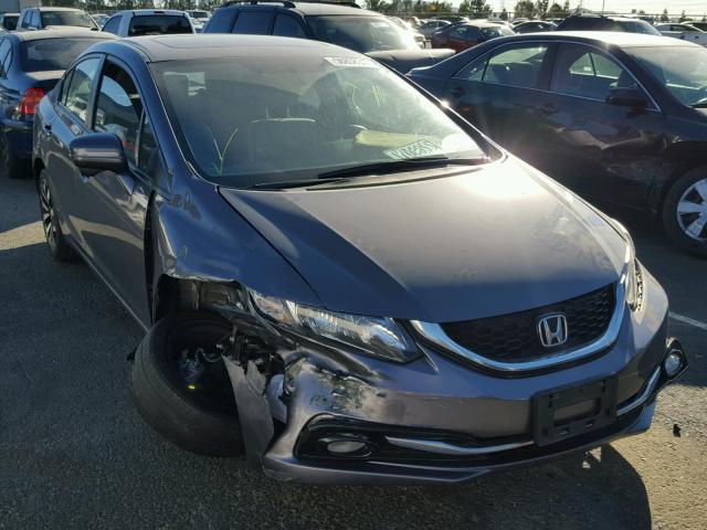 19XFB2F98EE268816 - 2014 HONDA CIVIC EXL GRAY photo 1