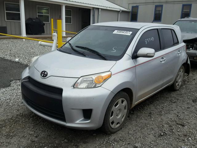 JTKKU4B48AJ056440 - 2010 TOYOTA SCION XD SILVER photo 2