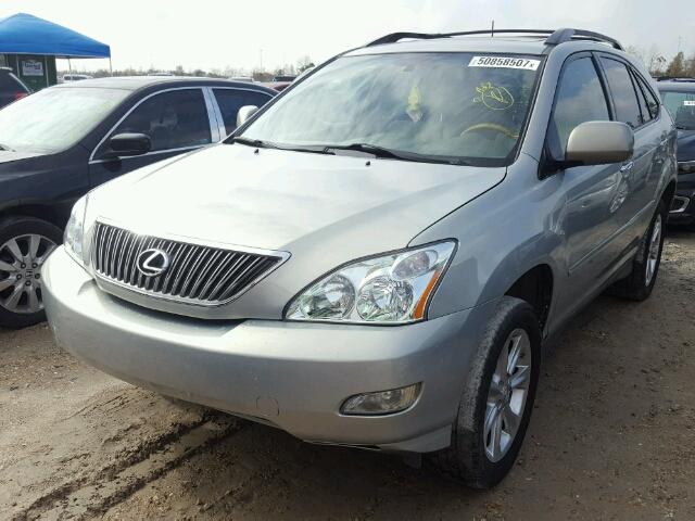 JTJHK31U392058831 - 2009 LEXUS RX 350 SILVER photo 2