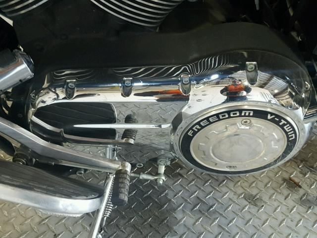 5VPCD26D783001147 - 2008 VICTORY MOTORCYCLES KINGPIN შავი ფოტო 7