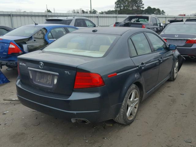 19UUA66255A061888 - 2005 ACURA TL GREEN photo 4