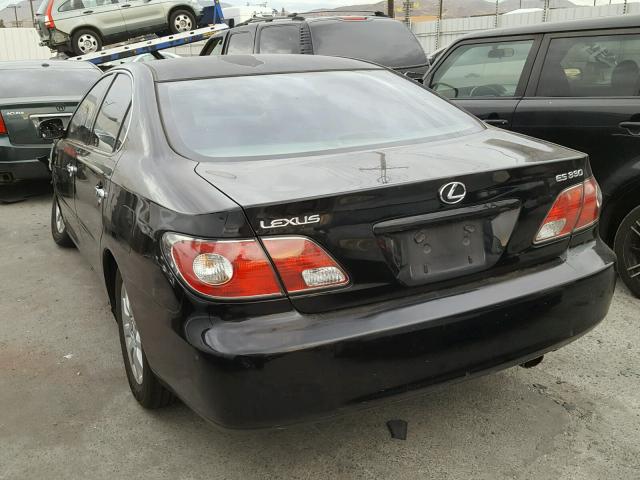 JTHBA30G840017444 - 2004 LEXUS ES 330 BLACK photo 3