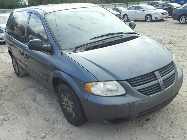 1D4GP25B77B119892 - 2007 DODGE CARAVAN SE GREEN photo 1