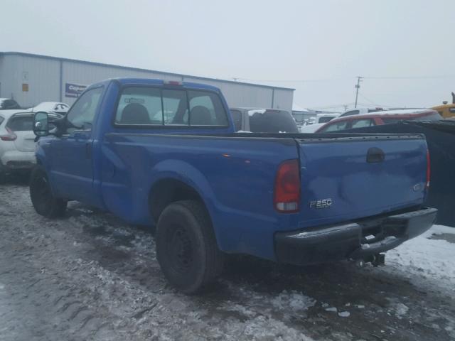 1FTNF20L73EC95826 - 2003 FORD F250 SUPER BLUE photo 3