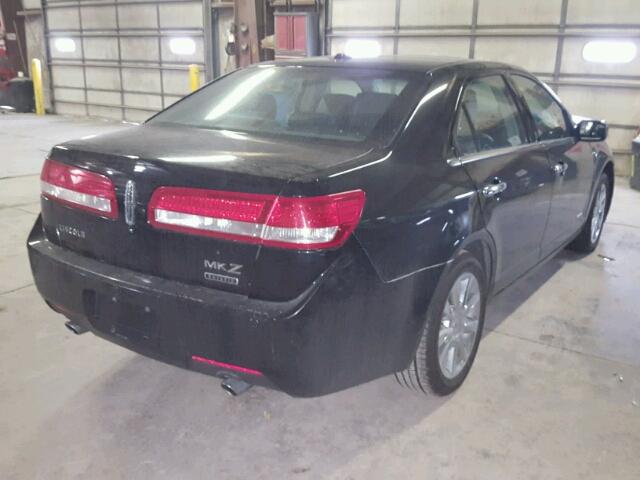 3LNDL2L33BR774722 - 2011 LINCOLN MKZ HYBRID BLACK photo 4