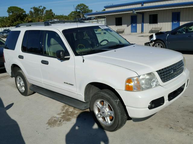 1FMZU63K45UA90499 - 2005 FORD EXPLORER X WHITE photo 1