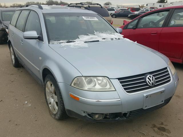 WVWYH63B52E001419 - 2002 VOLKSWAGEN PASSAT GLX BLUE photo 1