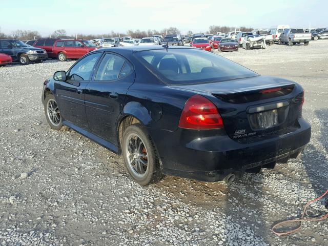2G2WP552861303879 - 2006 PONTIAC GRAND PRIX BLACK photo 3