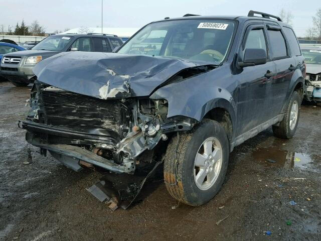 1FMCU03729KC59175 - 2009 FORD ESCAPE XLT GRAY photo 2