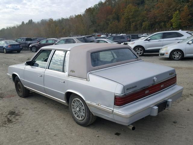 1C3BT56K3HC193734 - 1987 CHRYSLER NEW YORKER 灰色 照片 3