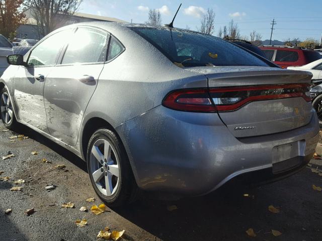 1C3CDFBB5FD344528 - 2015 DODGE DART SXT GRAY photo 3