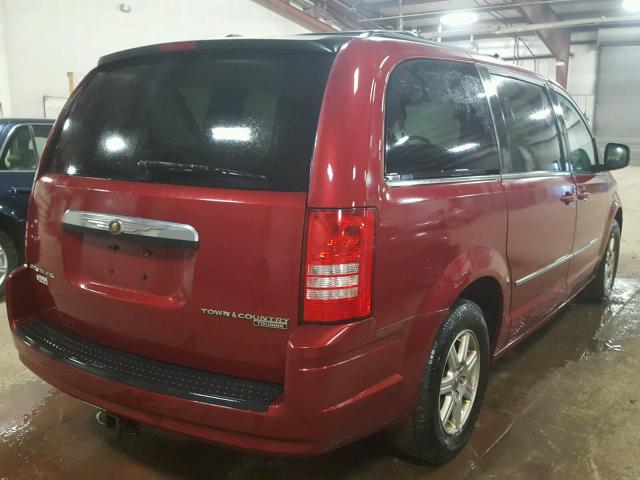 2A4RR5D10AR457308 - 2010 CHRYSLER TOWN & COU MAROON photo 4