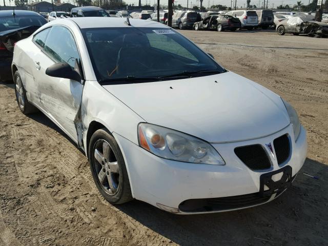 1G2ZH17N884190548 - 2008 PONTIAC G6 GT WHITE photo 1