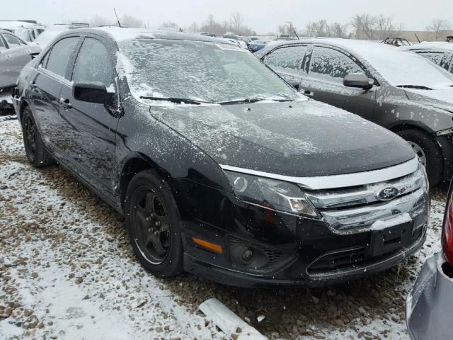 3FAHP0HA2BR133962 - 2011 FORD FUSION SE BLACK photo 1