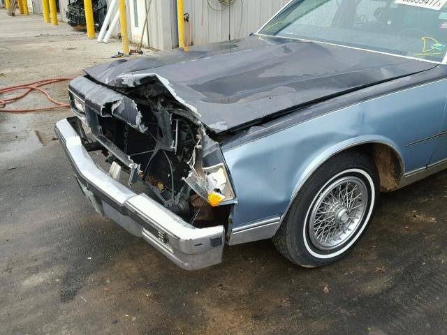 1G1BN69H3GX102215 - 1986 CHEVROLET CAPRICE CL 蓝色 照片 9