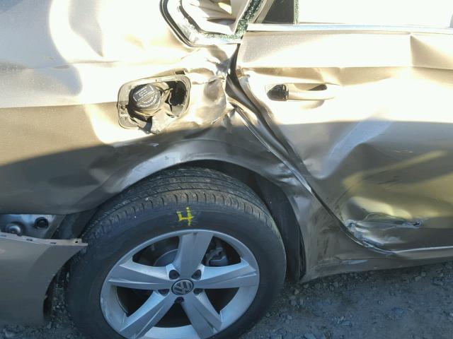 1VWAT7A36FC097934 - 2015 VOLKSWAGEN PASSAT S ოქროსფერი ფოტო 9