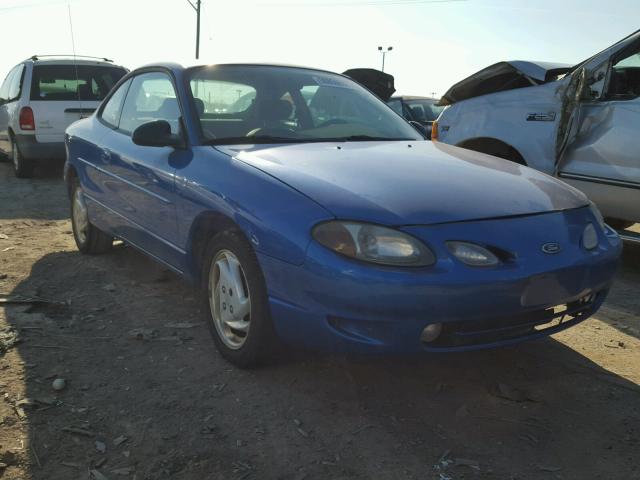 3FAFP11372R147672 - 2002 FORD ESCORT ZX2 BLUE photo 1