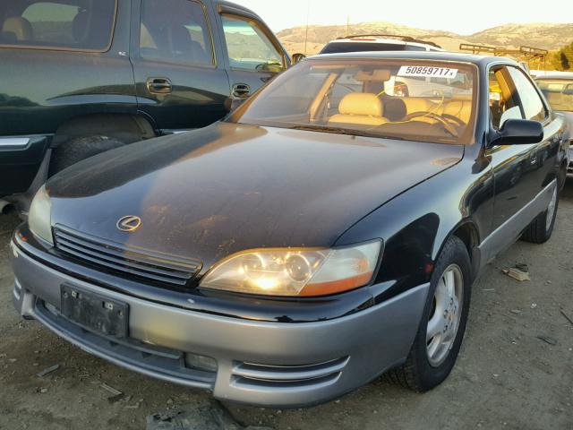 JT8BF12G3T0173912 - 1996 LEXUS ES 300 BLACK photo 2