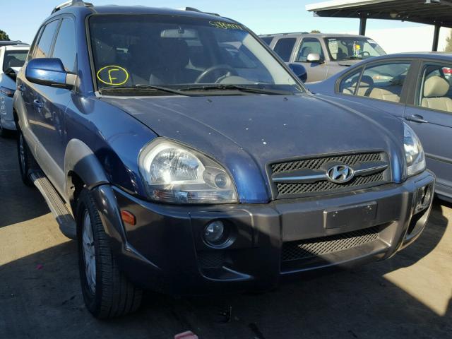 KM8JN12D18U899625 - 2008 HYUNDAI TUCSON SE BLUE photo 1