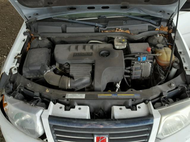 1G8AL55F77Z108928 - 2007 SATURN ION LEVEL WHITE photo 7