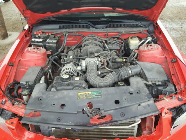 1ZVHT80N885176861 - 2008 FORD MUSTANG RED photo 7