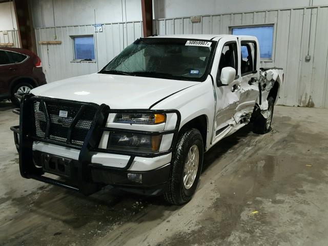 1GCDT13EX98158933 - 2009 CHEVROLET COLORADO WHITE photo 2