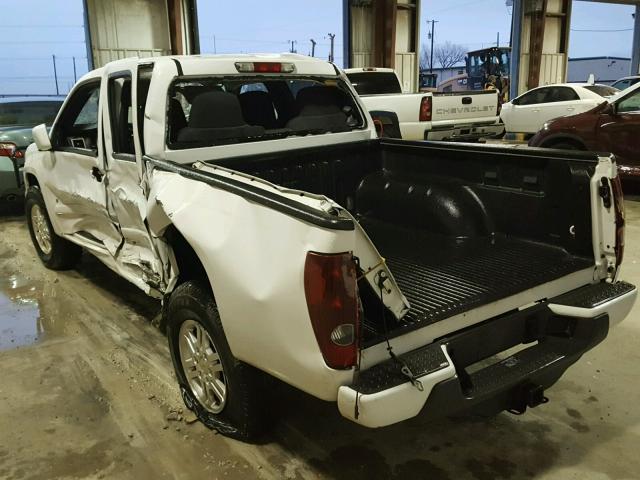 1GCDT13EX98158933 - 2009 CHEVROLET COLORADO WHITE photo 3