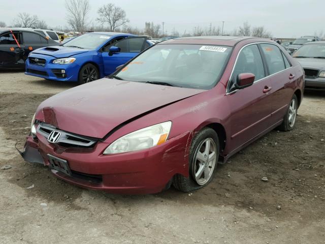 1HGCM56815A074638 - 2005 HONDA ACCORD EX MAROON photo 2