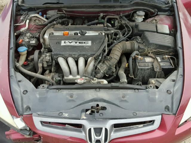 1HGCM56815A074638 - 2005 HONDA ACCORD EX MAROON photo 7