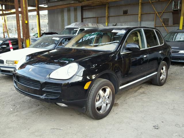 WP1AB29P16LA67240 - 2006 PORSCHE CAYENNE S BLACK photo 2