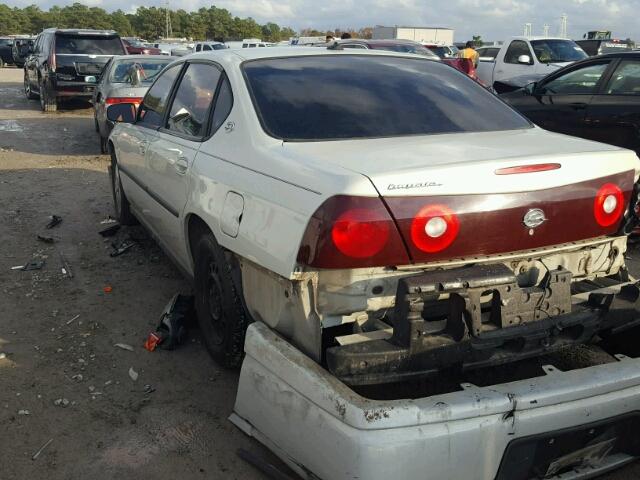 2G1WF52E039428989 - 2003 CHEVROLET IMPALA TAN photo 3