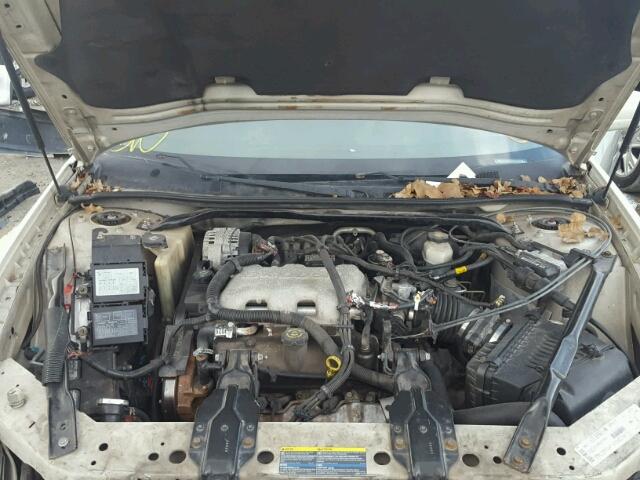 2G1WF52E039428989 - 2003 CHEVROLET IMPALA TAN photo 7