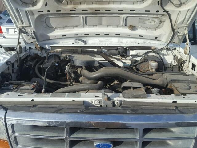 1FTEX14N5NKA91081 - 1992 FORD F150 WHITE photo 7