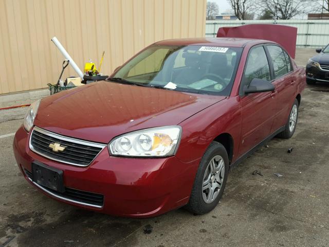 1G1ZS58FX7F138815 - 2007 CHEVROLET MALIBU LS MAROON photo 2