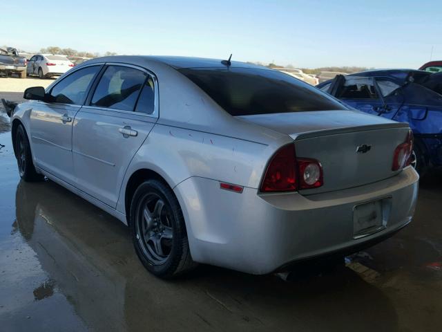1G1ZC5EB3AF169913 - 2010 CHEVROLET MALIBU 1LT ვერცხლისფერი ფოტო 3