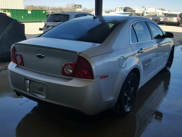 1G1ZC5EB3AF169913 - 2010 CHEVROLET MALIBU 1LT ვერცხლისფერი ფოტო 4
