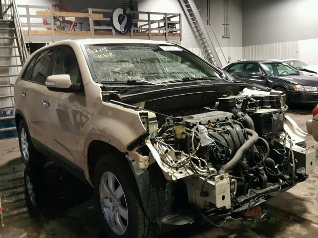 5XYKT3A15BG078666 - 2011 KIA SORENTO BA TAN photo 1