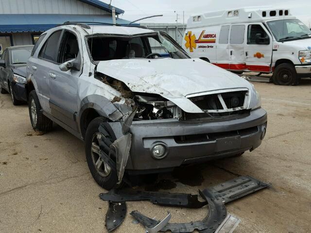 KNDJC733365560195 - 2006 KIA SORENTO EX SILVER photo 1