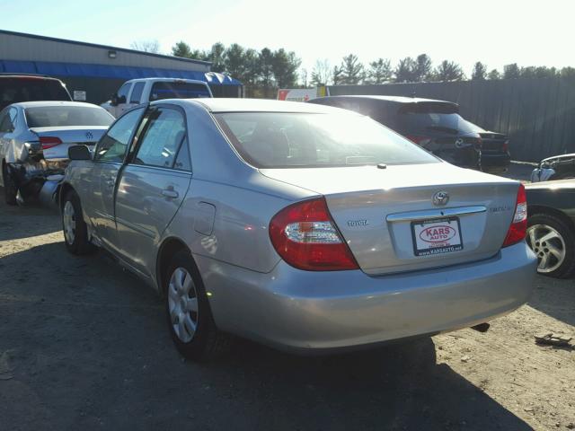 4T1BE32K74U816921 - 2004 TOYOTA CAMRY LE ვერცხლისფერი ფოტო 3