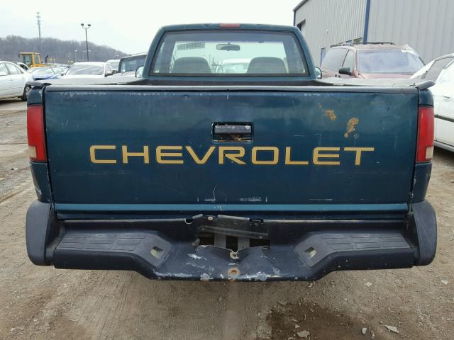 1GCCS1442TK171058 - 1996 CHEVROLET S TRUCK S1 GREEN photo 9