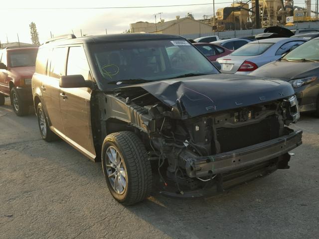 2FMGK5B80DBD31332 - 2013 FORD FLEX SE BLACK photo 1