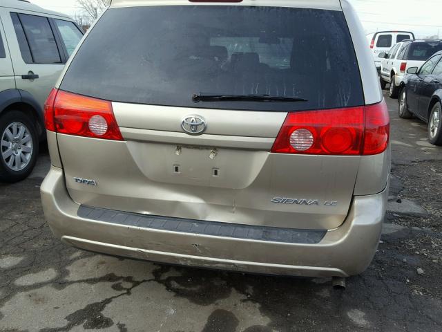 5TDKK4CC7AS319376 - 2010 TOYOTA SIENNA CE GOLD photo 9