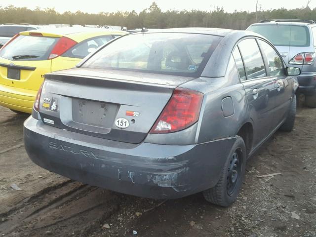 1G8AZ55F47Z105189 - 2007 SATURN ION LEVEL GRAY photo 4