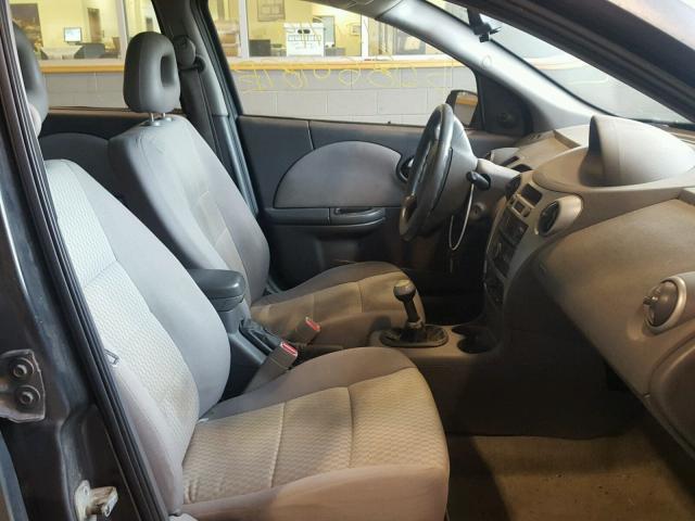 1G8AZ55F47Z105189 - 2007 SATURN ION LEVEL GRAY photo 5