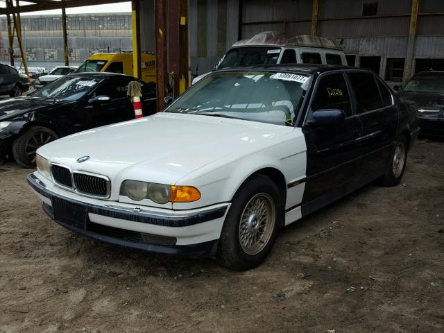 WBAGJ8329VDM07903 - 1997 BMW 740 IL BLUE photo 2