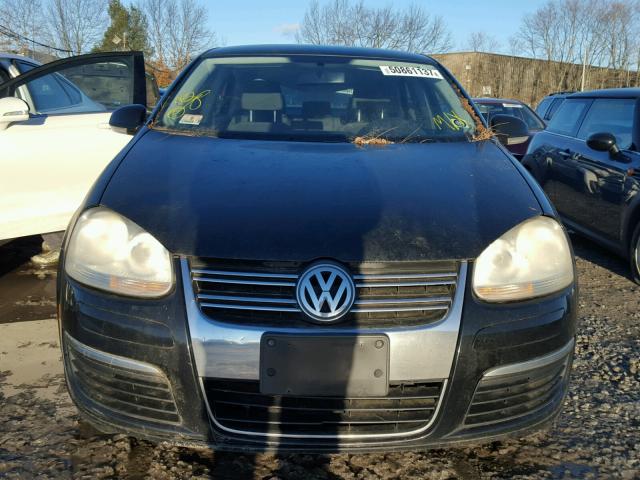 3VWPG71KX6M709315 - 2006 VOLKSWAGEN JETTA VALU BLACK photo 9