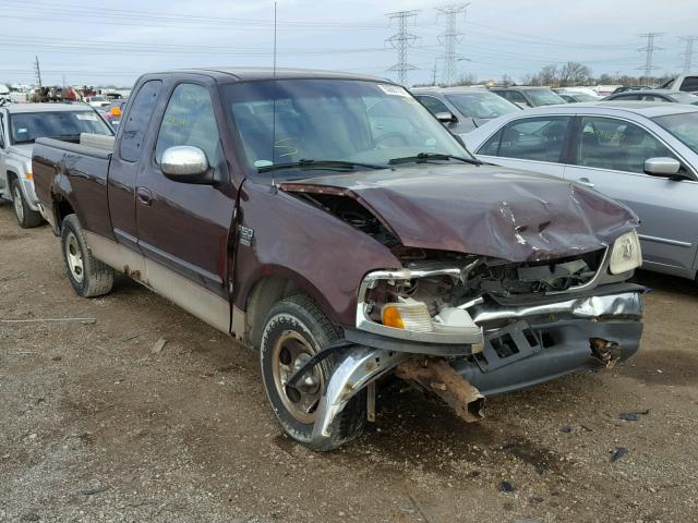 1FTRX17W9YNC03583 - 2000 FORD F150 BURGUNDY photo 1