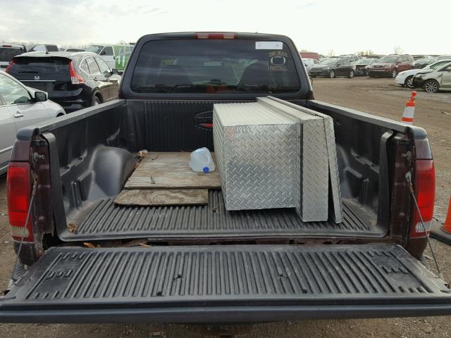 1FTRX17W9YNC03583 - 2000 FORD F150 ბურგუნდია ფოტო 9