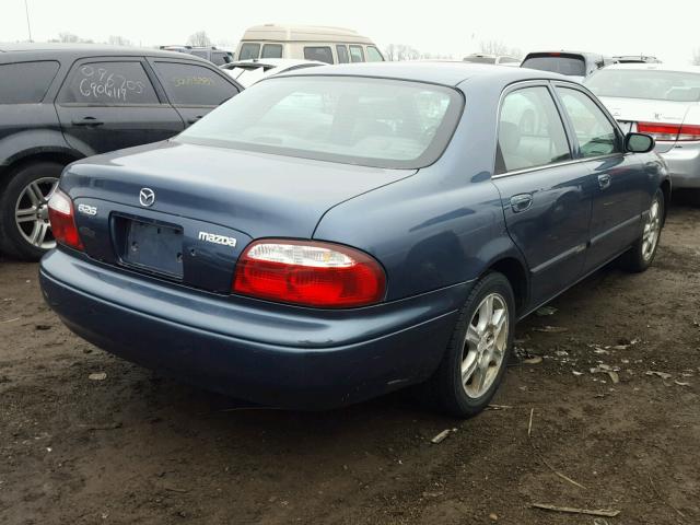 1YVGF22D025268507 - 2002 MAZDA 626 ES BLUE photo 4