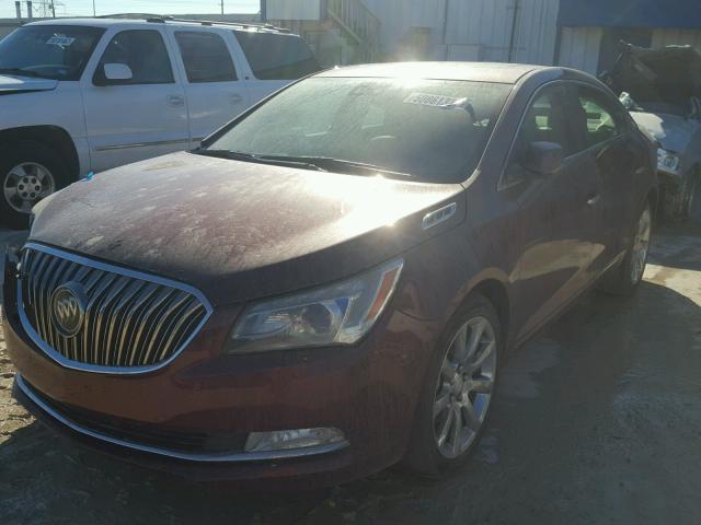 1G4GD5G30EF287212 - 2014 BUICK LACROSSE P BURGUNDY photo 2